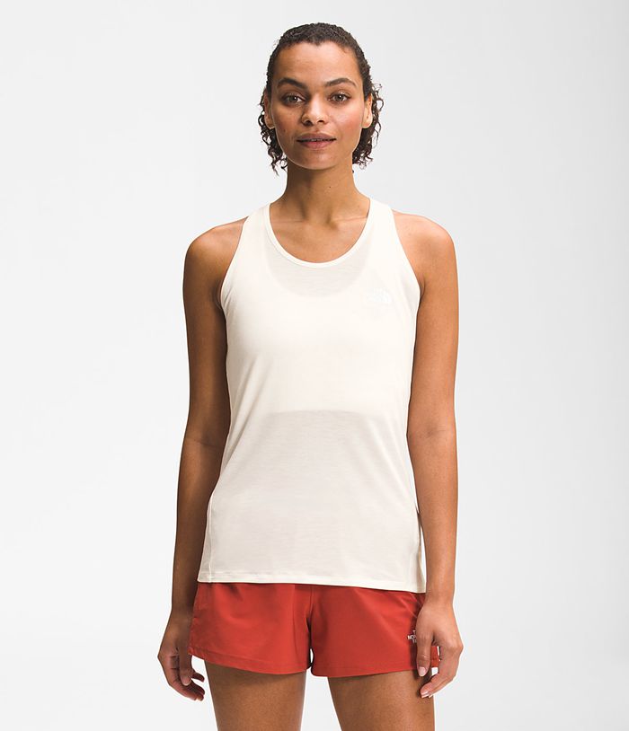 Tank Top The North Face Mujer Wander Blancas - Peru 08569ZBSD